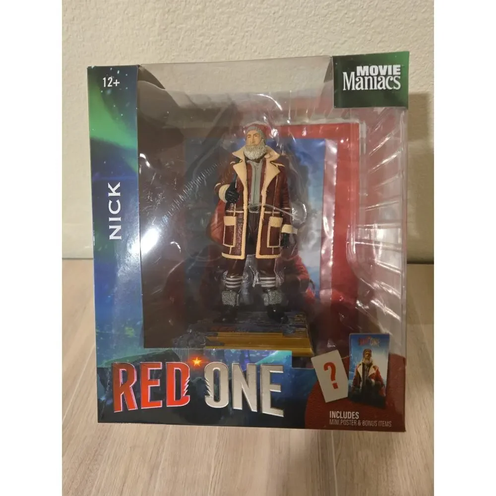 Official Red One Nick 6-Inch Action Figure with Collectible Card & Display Base